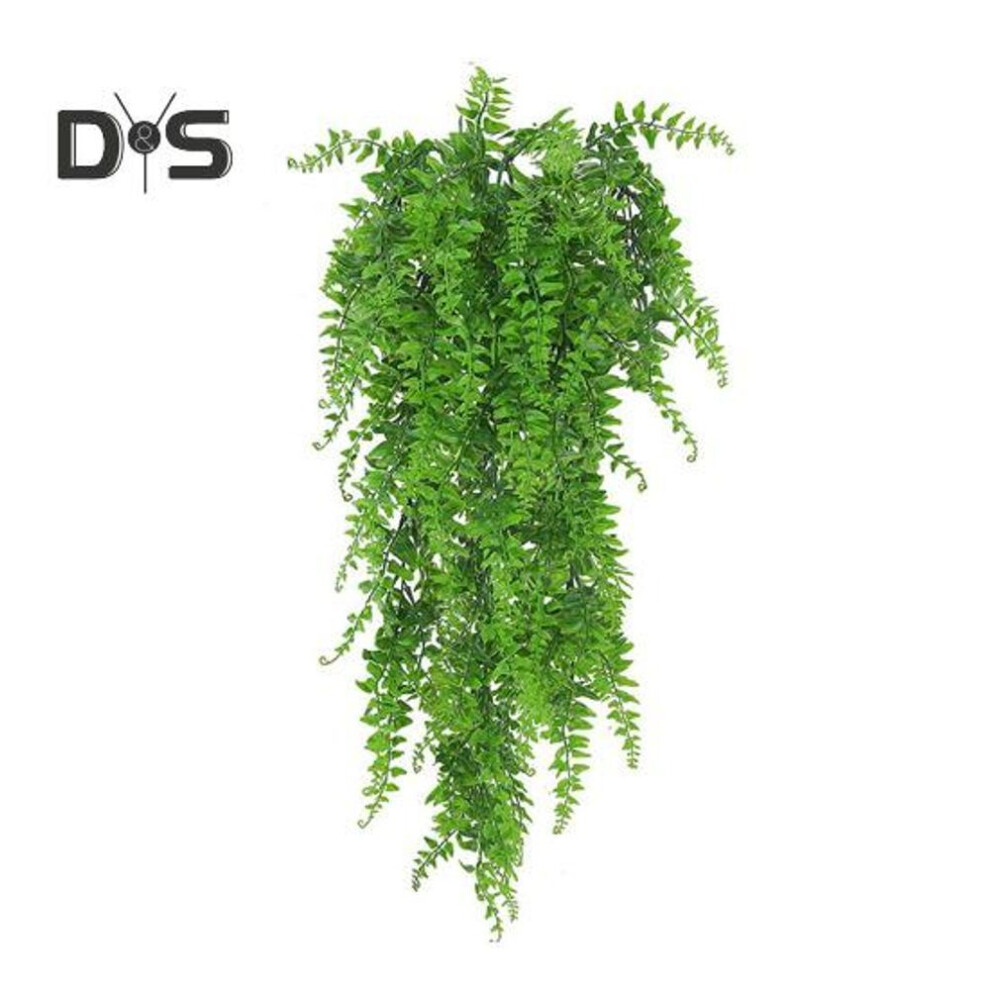 78CM Artificial Fern Vine UV Resistant Reusable Home Wedding Wall Hanging Faux Greenery Drooping Ivy Plants Indoor Outdoor Garden Yard Decoration