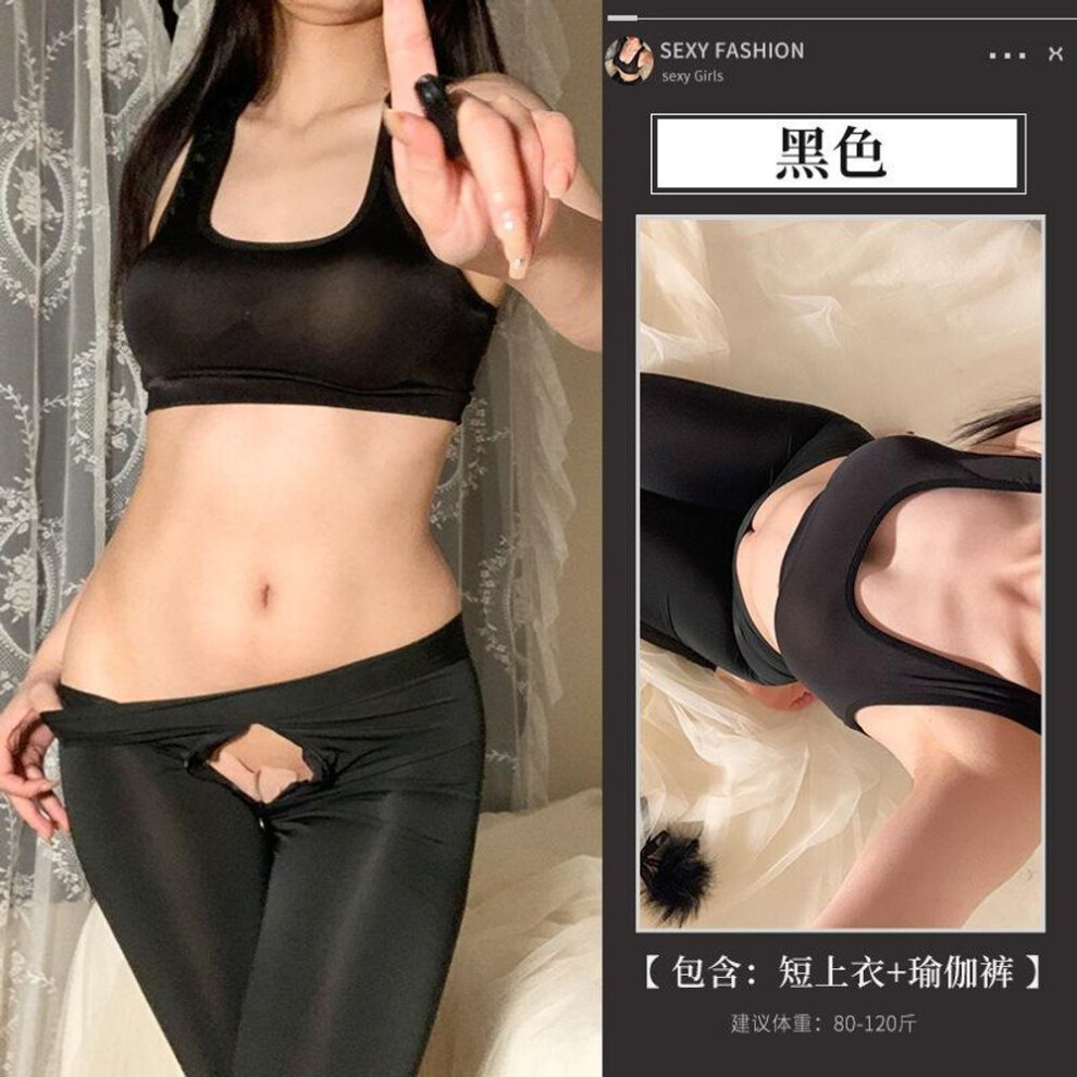(black, one size fits all) Night fans pants suit take off the battle uniform seduction fun outdoor women about feeling free yoga passion