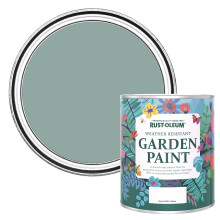 Blue Mould Resistant Garden Paint in Matt Finish - Gresham Blue 750ml