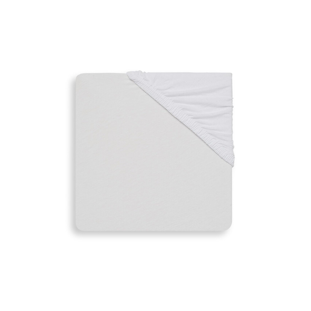 Jollein Jersey Fitted Sheet 60 X 120 Cm White