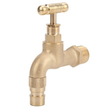 Wall Mounted Faucet,G1/2in Water Faucet Lever Bib Brass Garden Tap Brass Wall Mounted Tap Single Lever Handle Water Tap Faucet Washing Machine Faucet