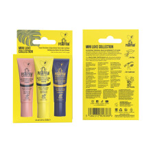 Dr.PAWPAW Mini Luxe Trio Gift Set: Orignal,Tinted Peach & Overnight Lip Mask,Multi-Purpose Natural No Fragrance Balm for Hydrating Lips, Skin, Hair,