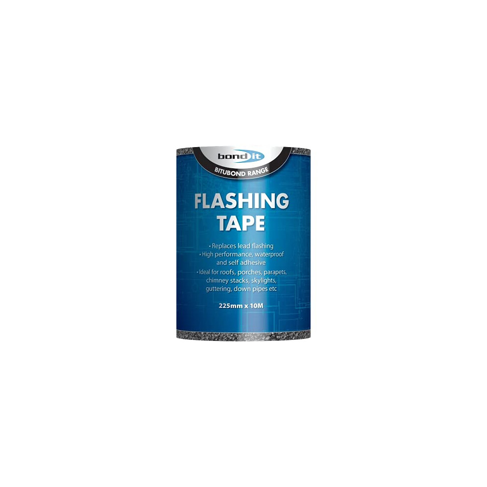 Bond-It Flashing Tape 225Mm X 10Metres - Peel & Seal Self-Adhesive Flashing Tape That's Weatherproof, Tough, Flexible & Easy To Use. Great For Roof 5060021361028