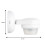 PIR Sensor Light Switch Outdoor IP65, Surface mount, LED suitable, Wall Ceiling mounting, Infrared Motion Sensor programmable, Range max. 24m/360, 3 5