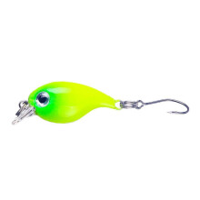 (as the picture, CB069-8) Rock Fat Man 1.9g Japanese Floating Micro Lure for Freshwater Fish CB069