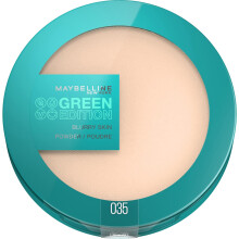 New York Matte Powder, Moisturising with Pore Refining Effect, Vegan Formula with Natural Ingredients, Green Edition Blurry Skin Powder No.25, 1 Piece