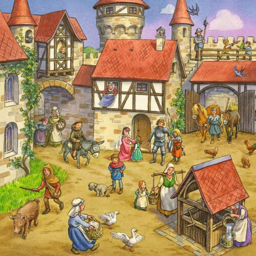 Ravensburger Puslespil 3x49 Riddere 2