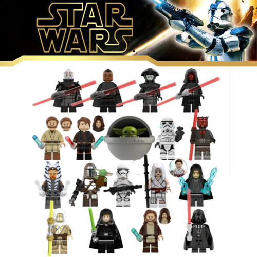 18pcs Star Wars Minifigures Set Fit Lego