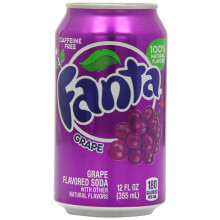 Grape Soda Can 355 ml (Pack of 12)