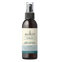 SUKIN, DYBDERENSENDE hovedbundsrensende tonic spray, 125 ml