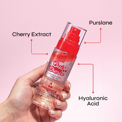 Oui Cherie Mist - Hydrating Dual-Phase Setting Spray with Cherry Extract - 75 ml 1