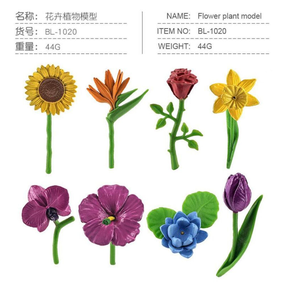 Children's Simulation Mini Plant Model Flowers Small Potted Miniature Landscape Ornaments Decoration