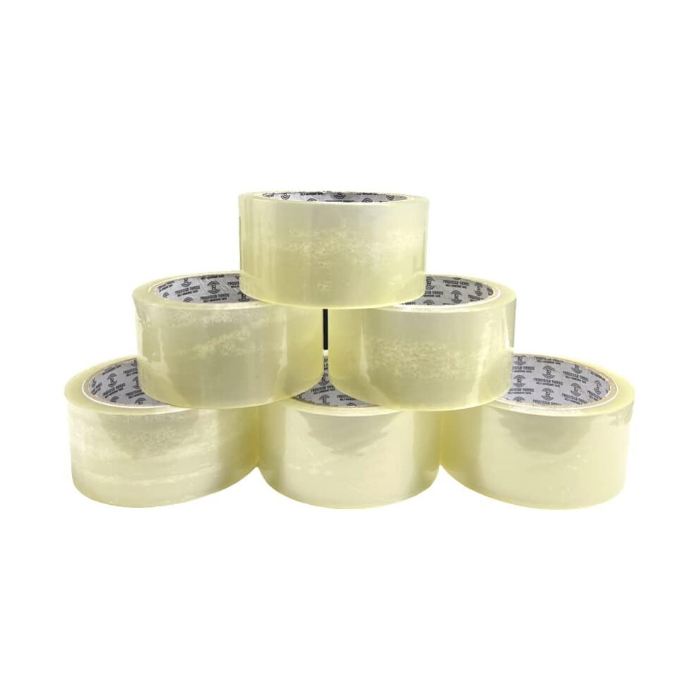 - Clear Packing Tape,(48mm X 66m)- Self Adhesive - High-Strength - Secure Sticky Tape for Parcel Boxes, Moving Boxes, Large Postal Bags for long term