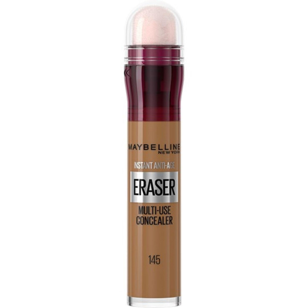 Instant Anti Age Eraser Eye Concealer, Dark Circles and Blemish Concealer, Ultra Blendable Formula, 145 Warm Olive