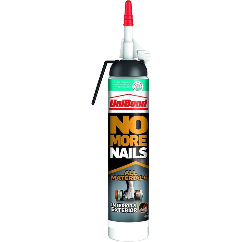 No More Nails All Materials Interior And Exterior Construction Adhesive, All Materials Grab Adhesive In Pressure Pack, Indoor And Outdoor, No Nails