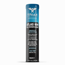 Atlas 600 Blue Grease – Full Synthetic, NLGI-2 – Heavy Duty, High Temp (204C) – Waterproof Marine Grease for Wheel Bearings, U-Joints, and