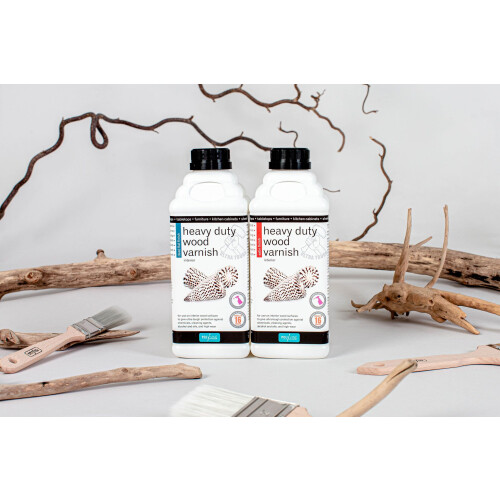 - Dead Flat Heavy Duty Interior Wood Varnish - 500ML 1