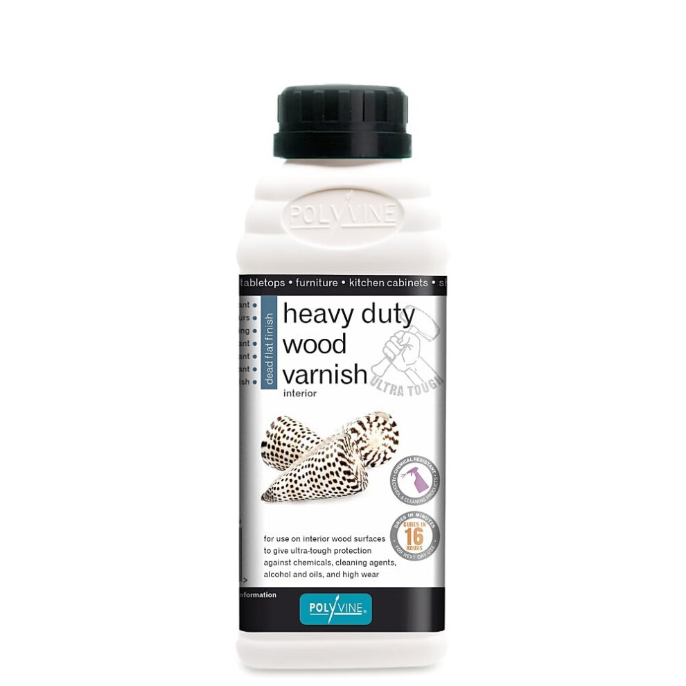 Dead Flat Heavy Duty Interior Wood Varnish - 500Ml 5030777000922