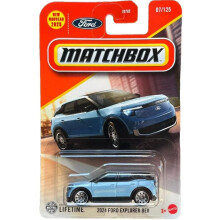 Matchbox Ford Explorer BEV Diecast Auto, 1:64 Maßstab, Blau, 2024 Kollektion 07/125