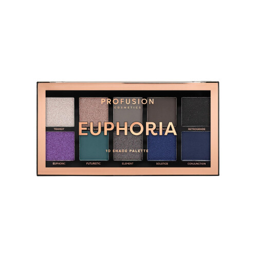 Profusion Cosmetics Euphoria 10 Kleur Oogschaduw Palet