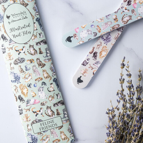 Wrendale - 'Feline Friends' cat Nail File Set 2