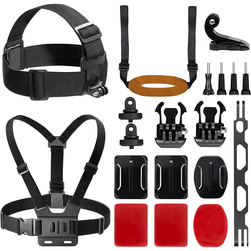 Action Camera Skateboard Kit Compatible EK7000/ EK7000 Pro/Brave 4/ Brave 4 Pro/Brave 7 LE/Brave 7/ Brave 8/ V50X/ V50 Pro/ V50 Elite, and Most Other