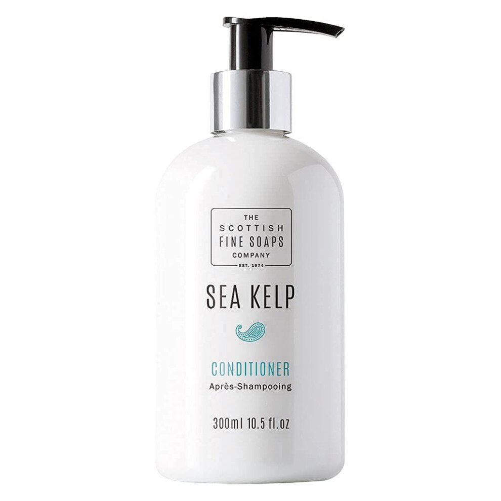 Scottish Fine Soaps - Sea Kelp Hair Conditioner - Infused With Nutrients And Delicately Scented - Nourishing - Sensitive Formula - Vegan Friendly - 300Ml