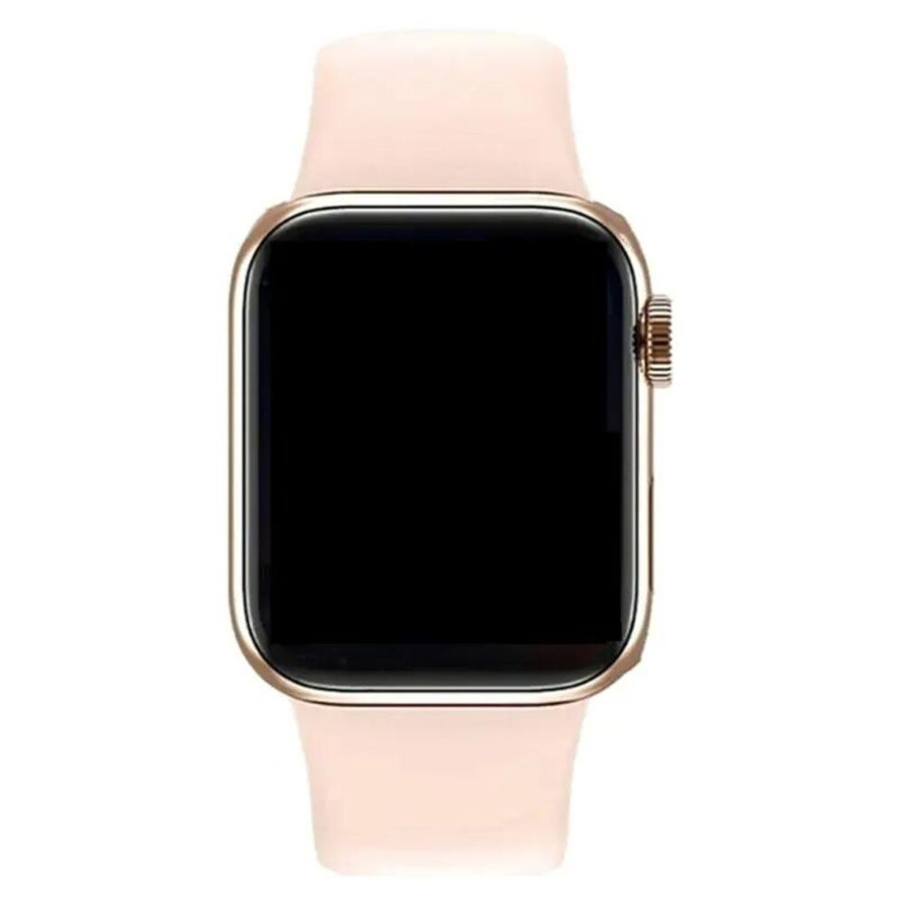 (pink) Smart Watch Answer Call Music Player Health Sport Bracelet Fitness Tracker Custom Dial Smartwatch Women Men Gift I8 Pro Max 2025