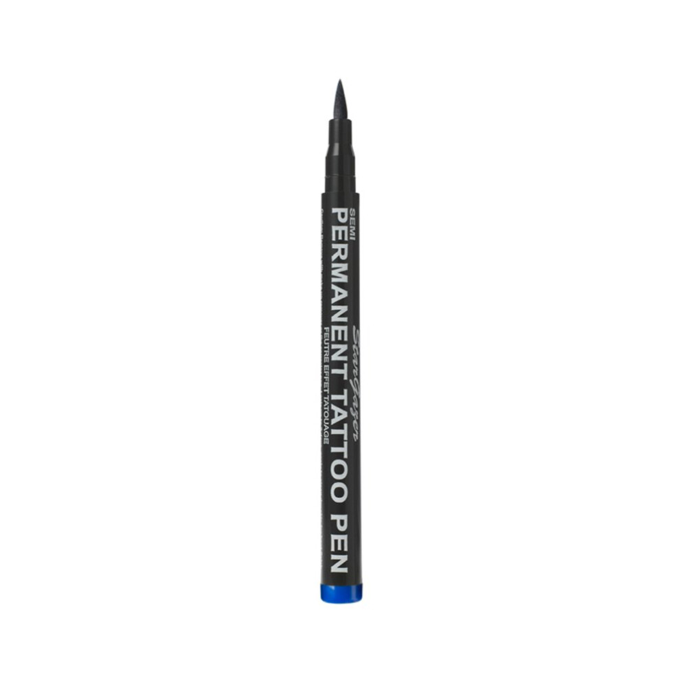 Stargazer Semi-Permanent Vegan Tattoo Pen 10. Up To 24 Hour Strong Colour For Skin Art With A Fine Line Nib. Blue