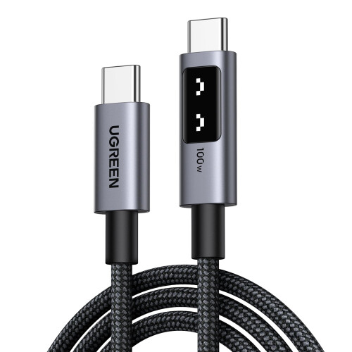 Cable de carga rápida UGREEN Uno USB-C a USB-C de 100 W PD, 3 m