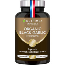 Organic Black Garlic (Fermented) | Patented Extract Standardised in S-Allyl-cysteine | Immune System Booster | Natural Antioxidant | 90 Vegan Capsules