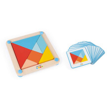 - Essential - The Tangram - Wooden Early Learning Educational Game - Water-Based Paint - Ages 2 and Up, J05070 - Plush Soft Toy