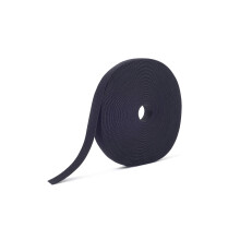 Brand ONE_WRAP Tape 3/8" x 25 Yard Double Sided Self Gripping Roll, 189754, Black