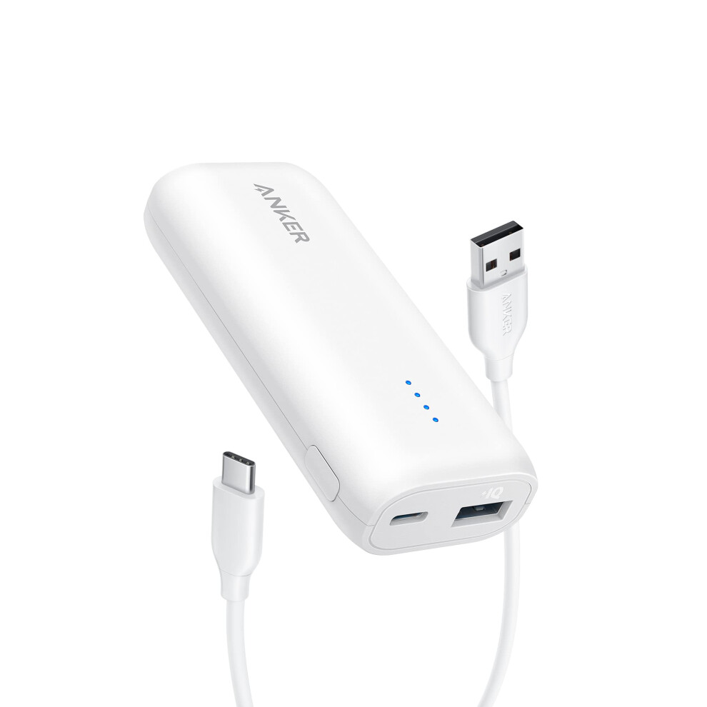 Power Bank, Ultra-Compact 5,200mAh Portable Charger, PowerCore 5K Battery Pack, Compatible with iPhone 16/16 Plus/16 Pro/16 Pro Max/15/14 Series,