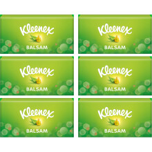 Balsam Facial Tissues – 6 Standard Tissue Boxes - Balmcare with Aloe Vera, Vitamin E and Calendula