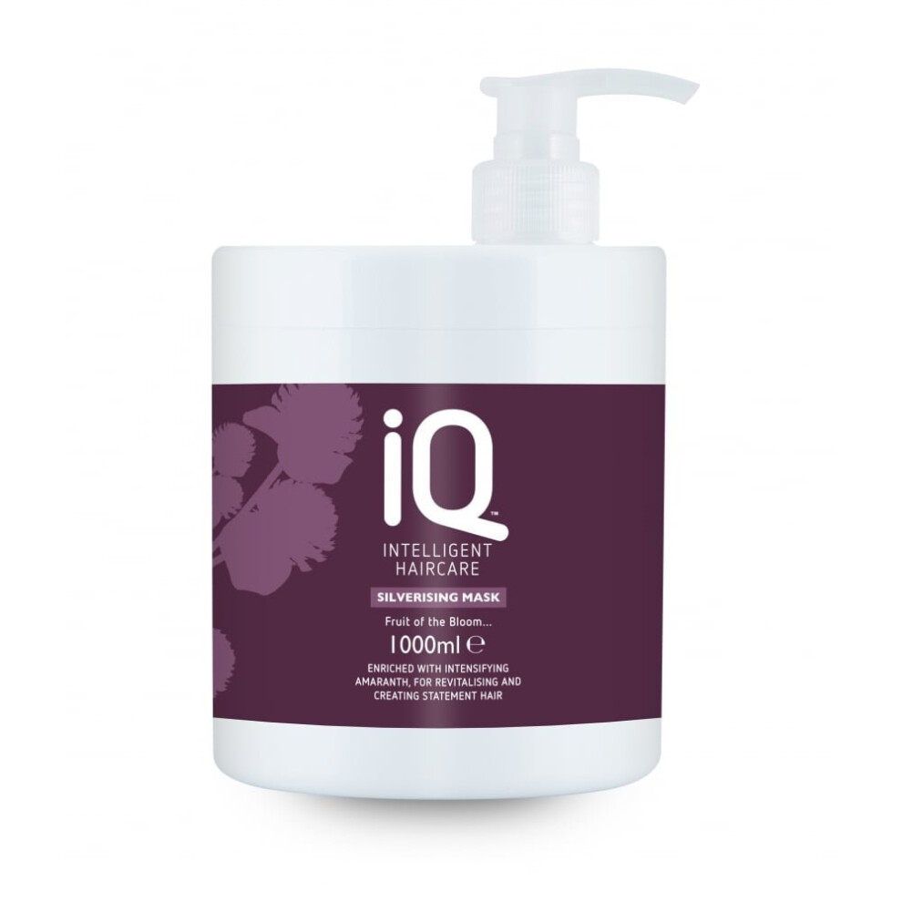 Iq Intelligent Haircare Unisex Silverising Mask 1000Ml