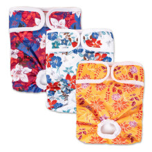 Dog Nappies Female - Washable Female Period Pants for Dogs Pets, Incontinence Reusable Dog Diapers 3Pack