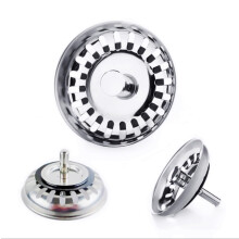 Diameter 79mm universal stainless steel kitchen sink strainer filter drain hole cover basket waste stopper plug, strainer sink plug replacement,