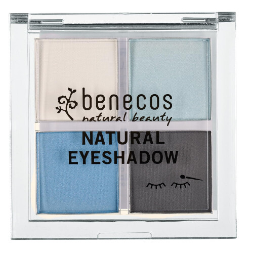 Natural Cosmetics - Quattro Eyeshadow Palette - vegan - true blue