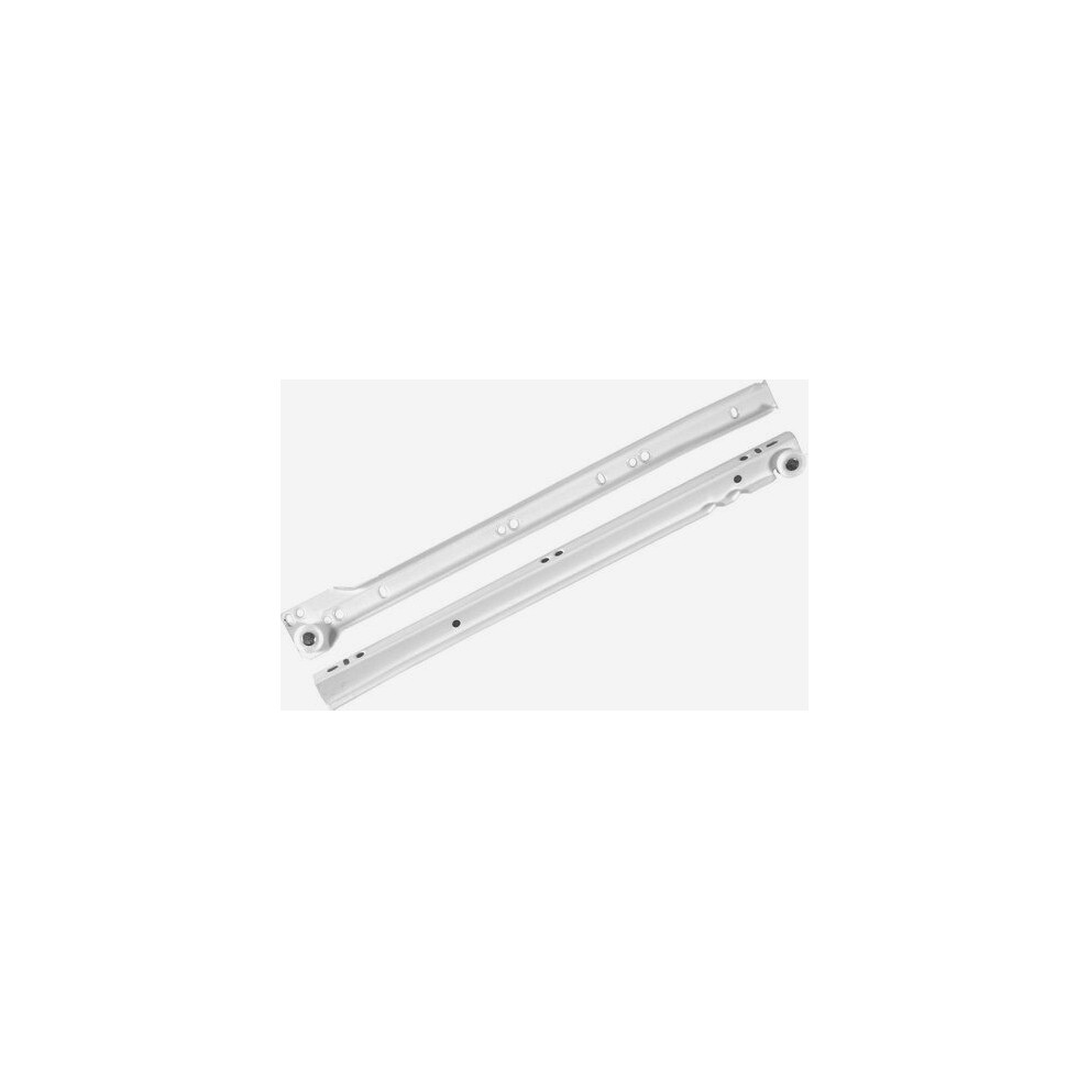 Metal Roller Drawer Slides/Runners Bottom Fix Metal White 250Mm-600Mm (400Mm) 5906453506166