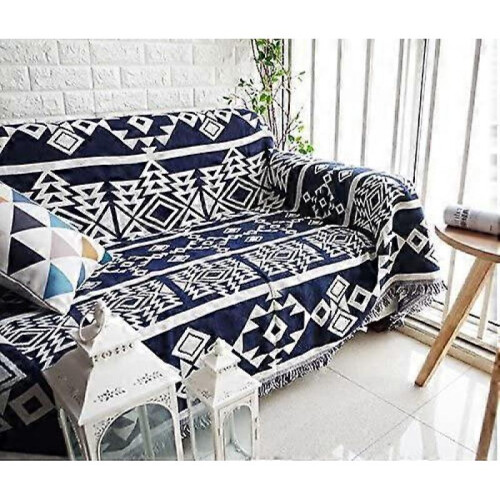 Multi-function Decorative Throw Blanket Sofa Towel Cotton Warm Slipcover 130 x 180cm 1