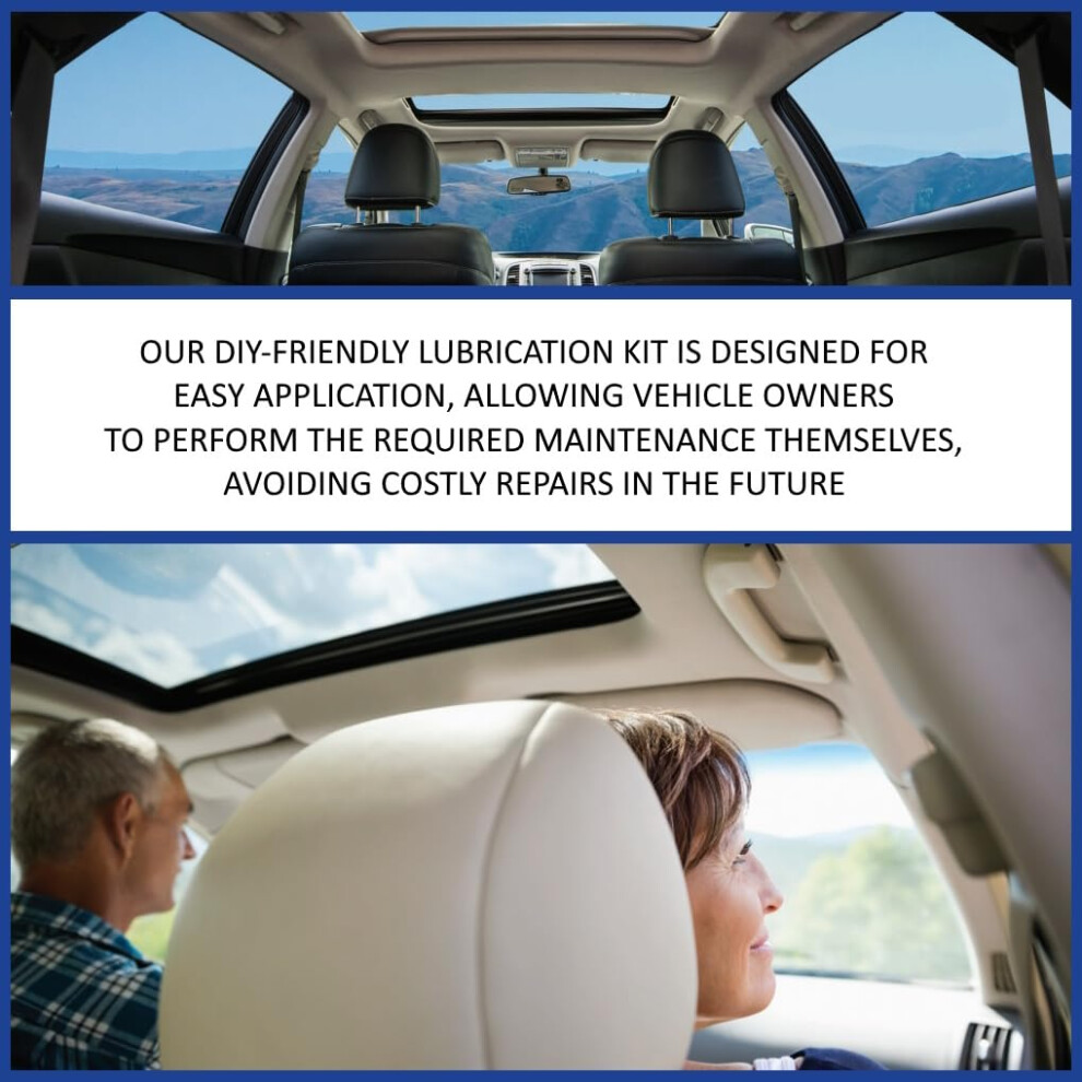 Car Sunroof Lubricant Kit - Sliding Roof Special Grease (10g) for Tracks & Guide Rails and Special Krytox Lubricating Oil (10g) for Rubber Seals & on OnBuy Car Sunroof Lubricant Kit - Sliding Roof Special Grease (10g) for Tracks & Guide Rails and Special Krytox Lubricating Oil (10g) for Rubber Seals & on OnBuy