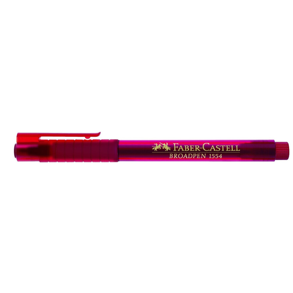 Pen Broadpen 1554Fineliner Pens Pack of 6, Red