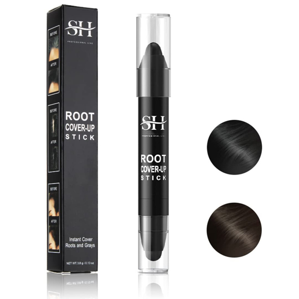 Gowwim Root Touch Up Dark Brown Instant Root Concealer Stick For Roots And Grays