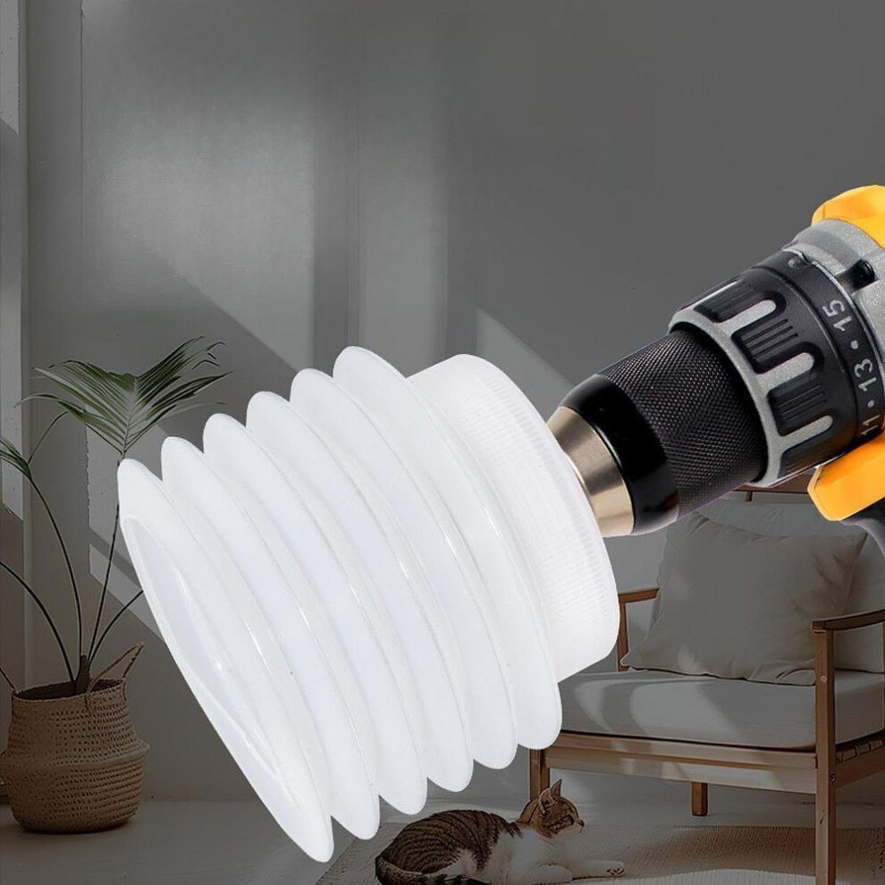 (65mm) Drill Dust Cover Collector Bowl Shockproof Ceiling Cutting Work Dustproof Ash Hole
