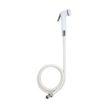 Muslim White Hand held Spray shattaf Shower Head Toilet Bidet with Anti Twist Hose and Wall Bracket UK New