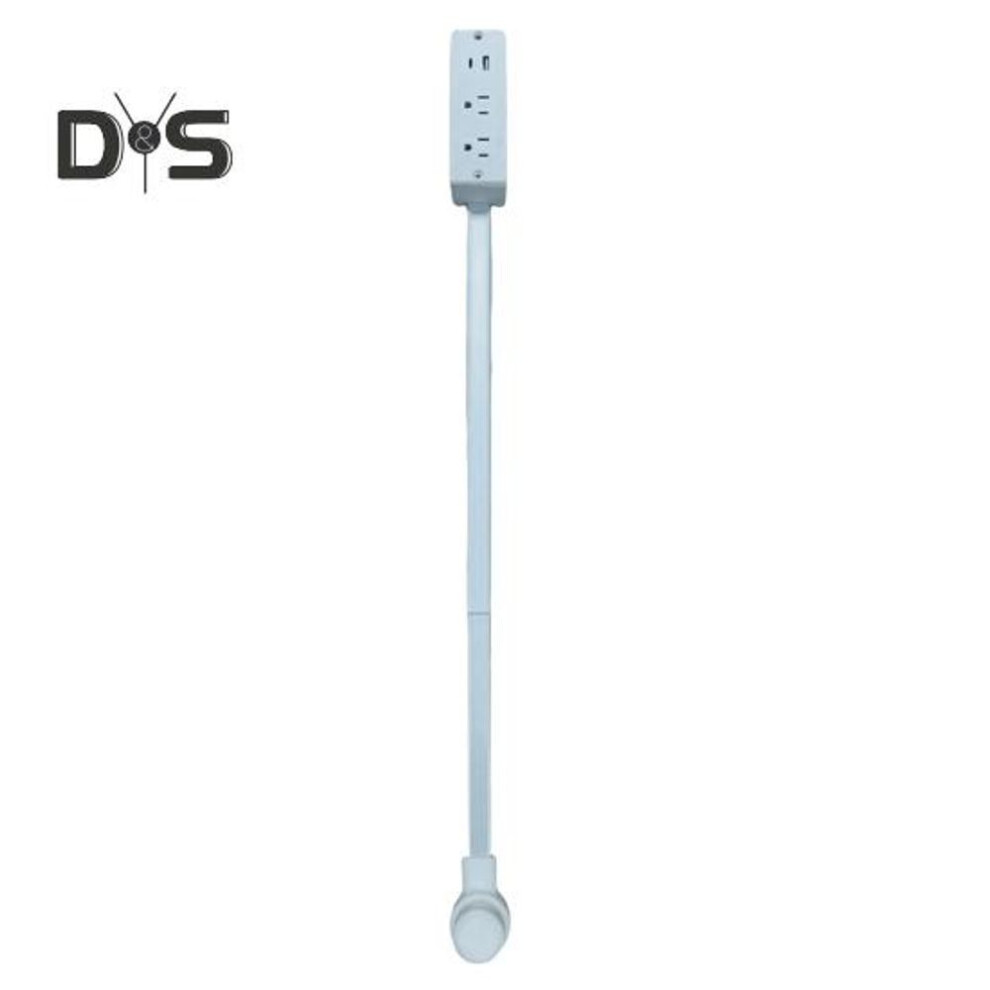 Electrical Outlet Extender With Usb-a/usb-c/ac Outlets Adjustable Rotatable Portable Plug-in Power Socket Expander