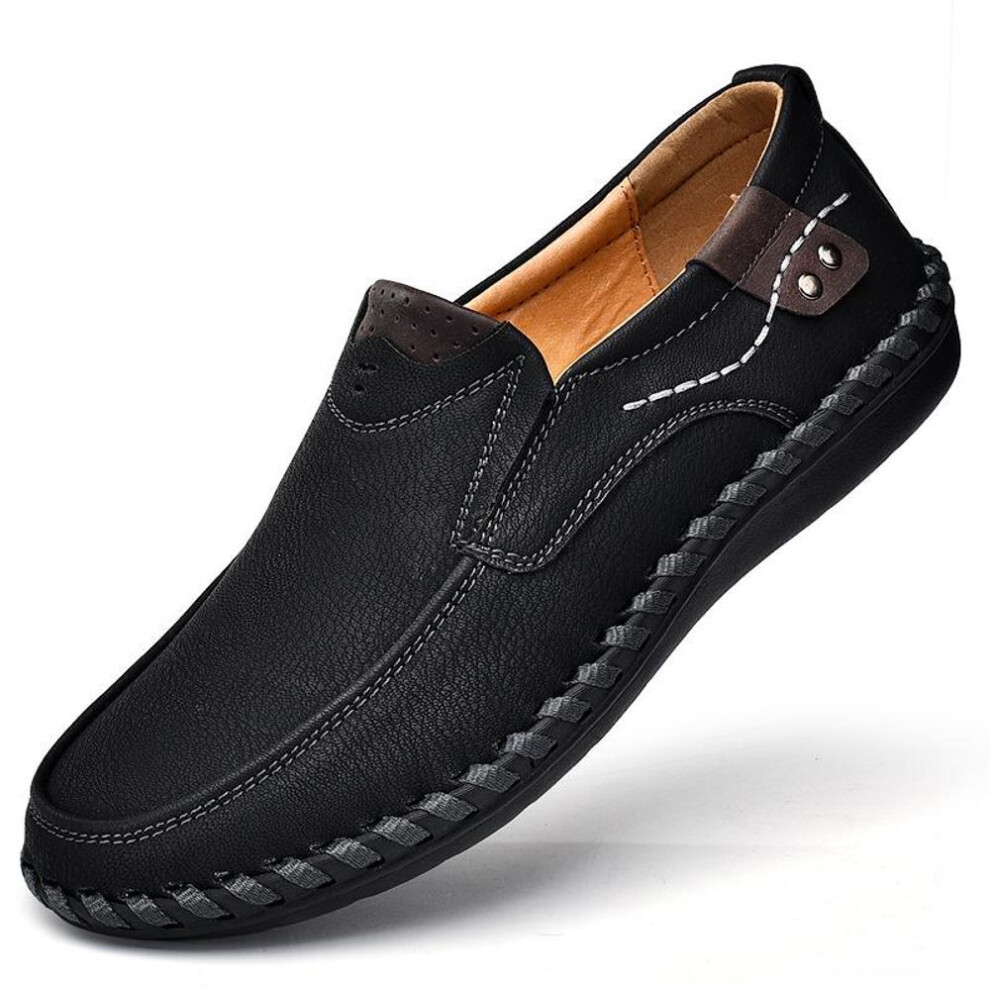 (black, 48) Men's Running Shoes Breathable Man Sports Sneakers Lace Up Comfort Casual Walking Shoes Athletic Training Footwear
