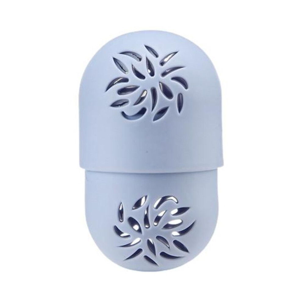 (blue) TPR Makeup Blender Case Breathable Convenient Sponge Protective Carrying