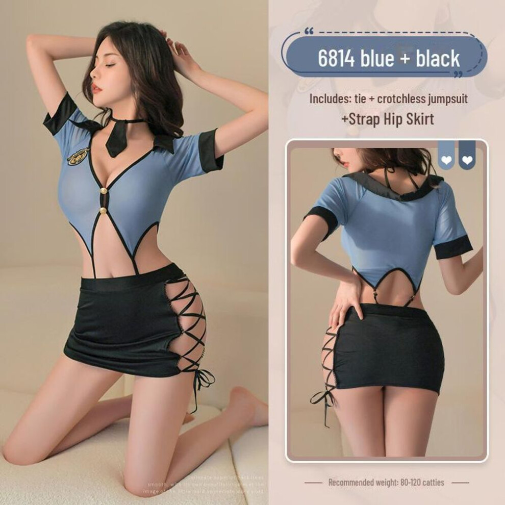 Feimu Seductive Lingerie: Midnight Charm Pajama Dress